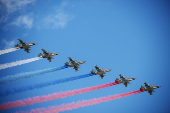 Military parade marking 80th anniversary of Victory in Great Patriotic War in Moscow
