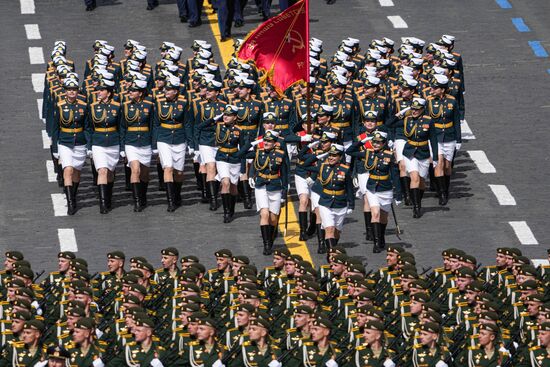 Military parade marking 80th anniversary of Victory in Great Patriotic War in Moscow