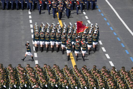 Military parade marking 80th anniversary of Victory in Great Patriotic War in Moscow