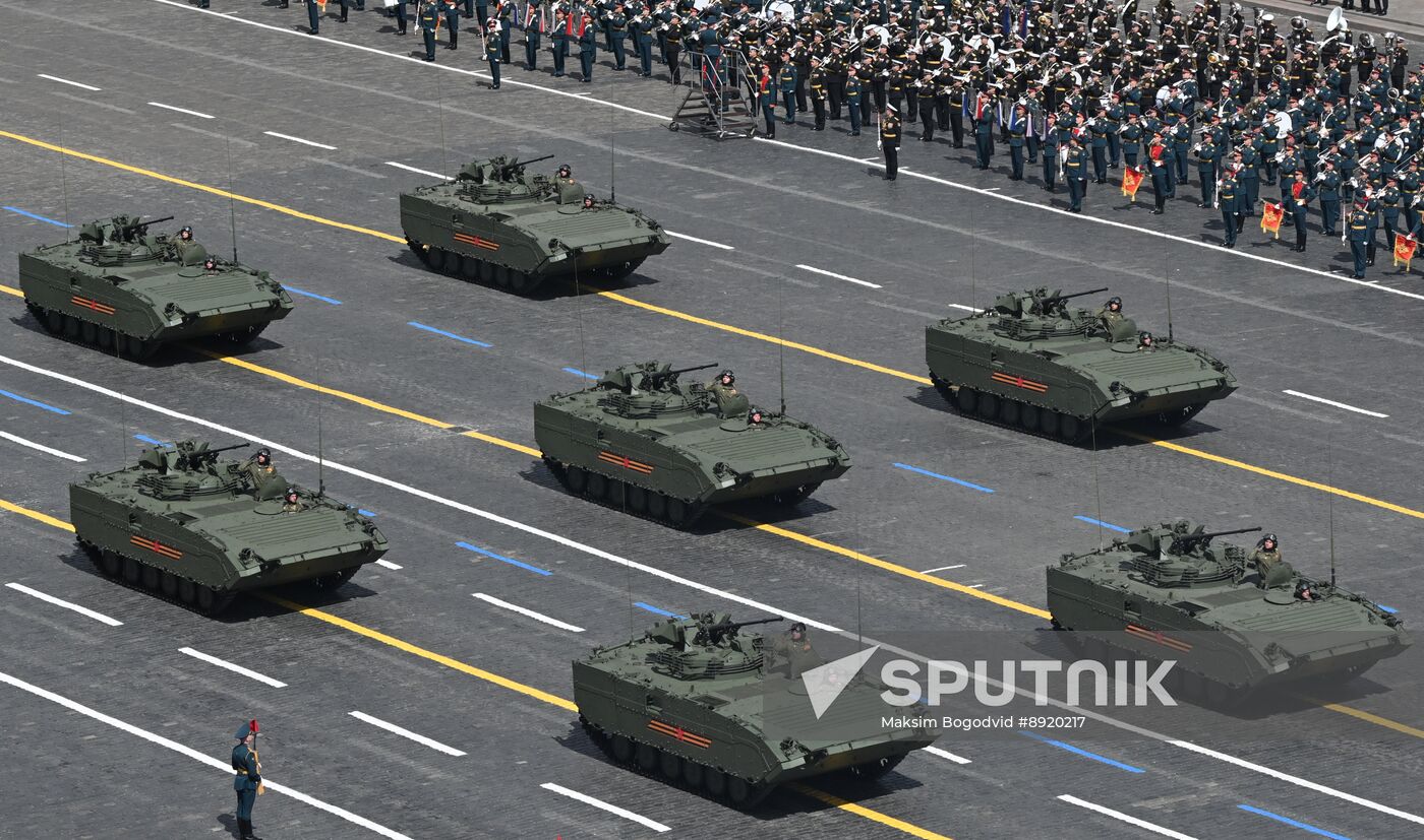 Military parade marking 80th anniversary of Victory in Great Patriotic War in Moscow