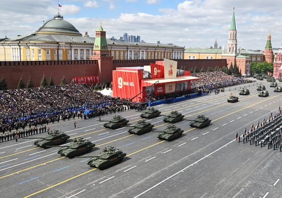 Military parade marking 80th anniversary of Victory in Great Patriotic War in Moscow