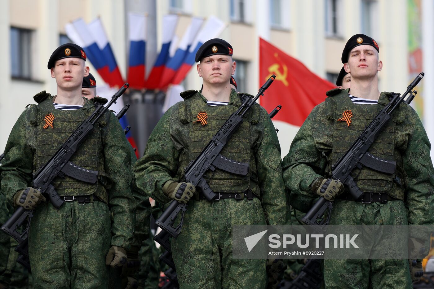 Military parade marking 80th anniversary of Victory in Great Patriotic War in Hero City Murmansk