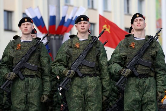 Military parade marking 80th anniversary of Victory in Great Patriotic War in Hero City Murmansk