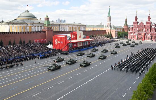 Military parade marking 80th anniversary of Victory in Great Patriotic War in Moscow