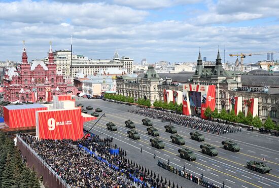 Military parade marking 80th anniversary of Victory in Great Patriotic War in Moscow
