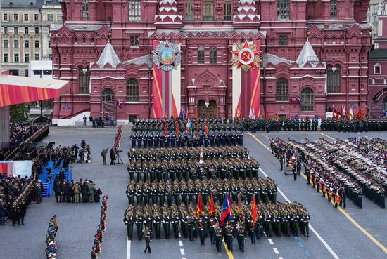 Military parade marking 80th anniversary of Victory in Great Patriotic War in Moscow