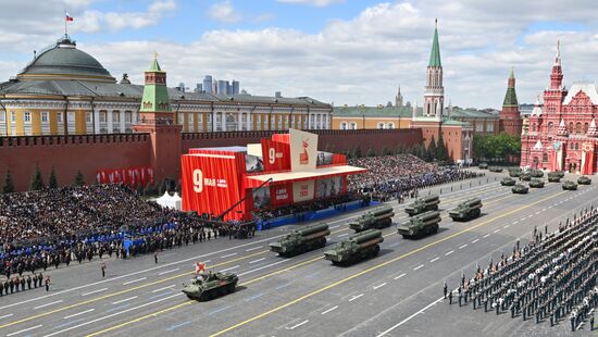 Military parade marking 80th anniversary of Victory in Great Patriotic War in Moscow