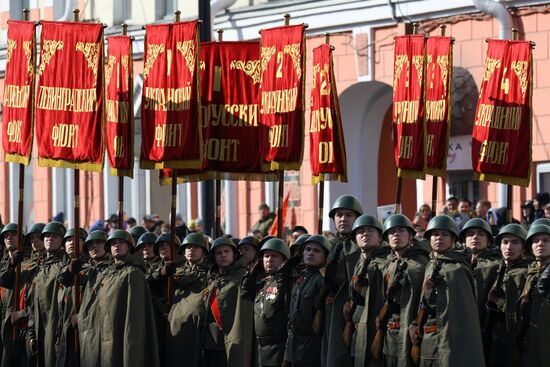 Military parade marking 80th anniversary of Victory in Great Patriotic War in Hero City Murmansk