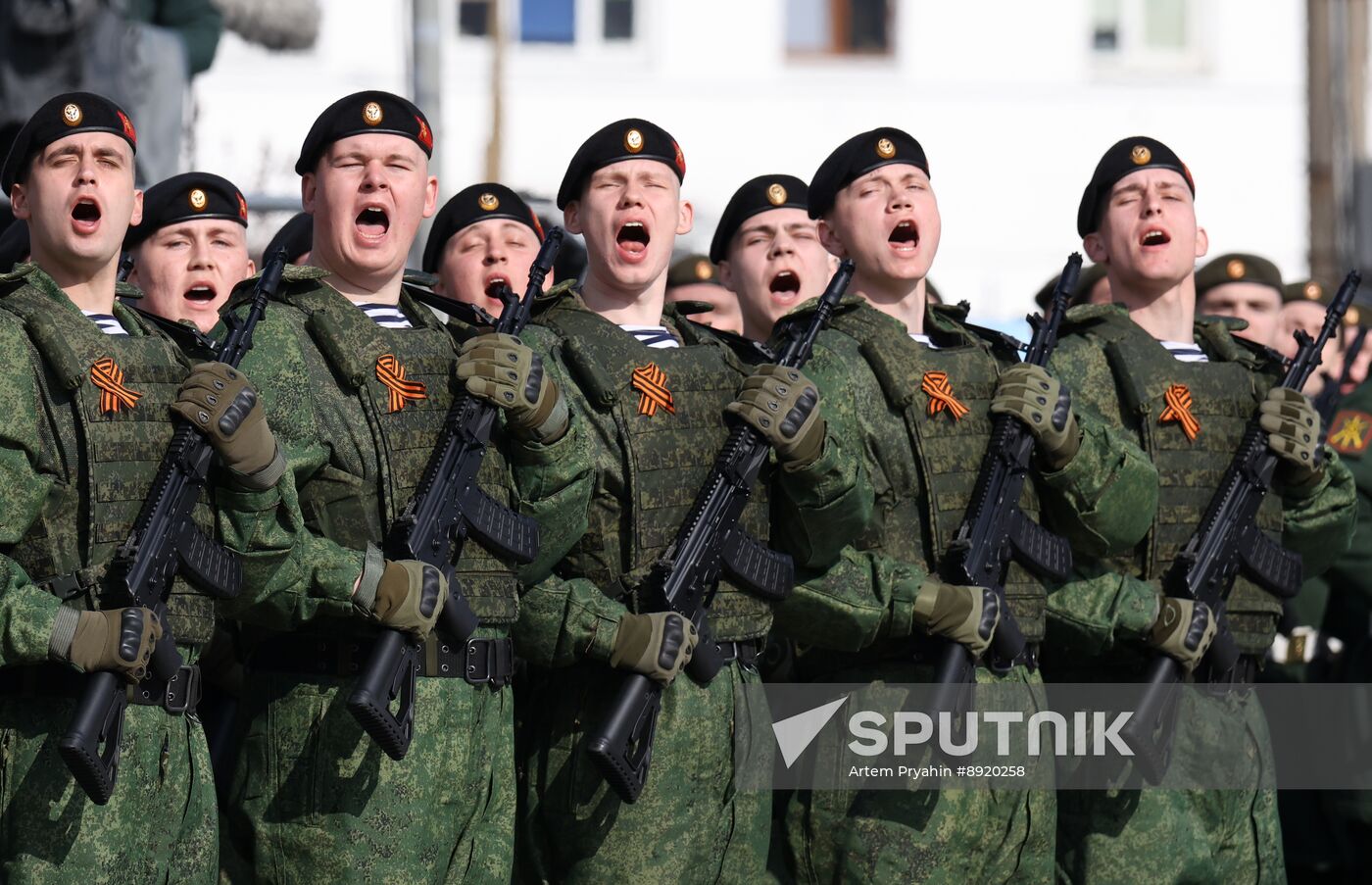Military parade marking 80th anniversary of Victory in Great Patriotic War in Hero City Murmansk