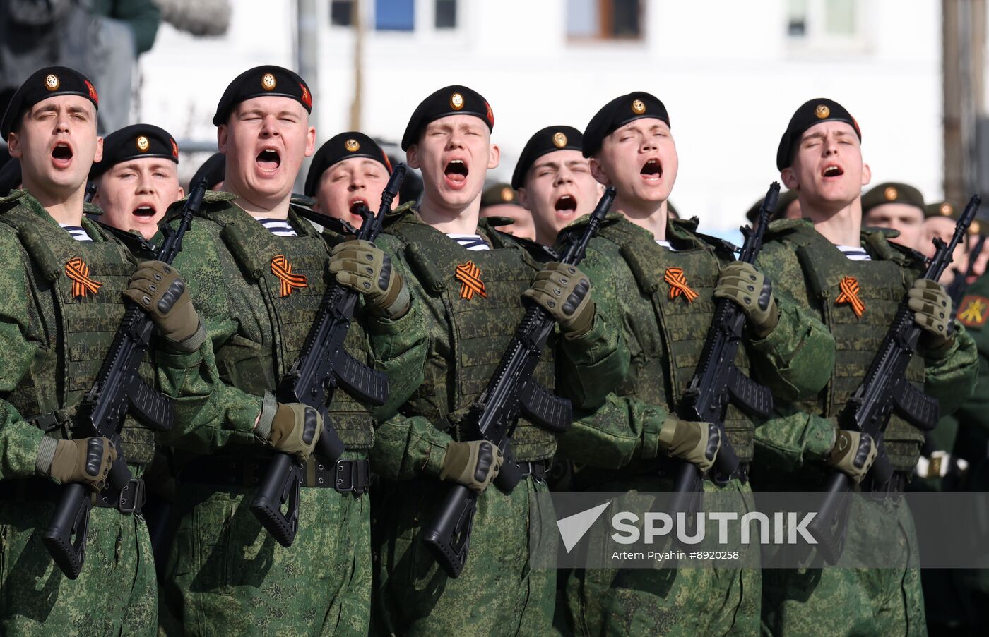 Military parade marking 80th anniversary of Victory in Great Patriotic War in Hero City Murmansk
