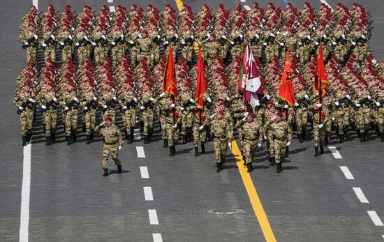 Military parade marking 80th anniversary of Victory in Great Patriotic War in Moscow