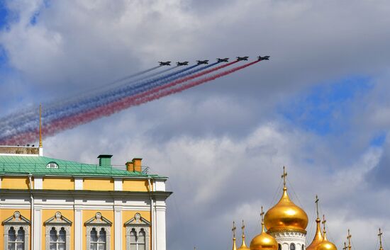 Military parade marking 80th anniversary of Victory in Great Patriotic War in Moscow