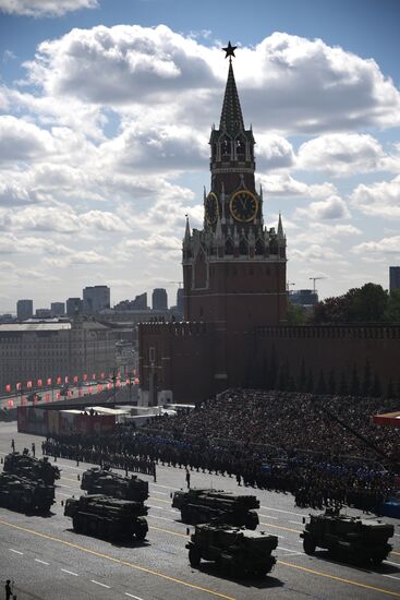 Military parade marking 80th anniversary of Victory in Great Patriotic War in Moscow