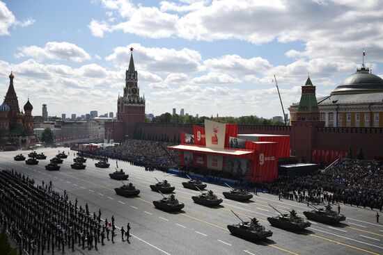 Military parade marking 80th anniversary of Victory in Great Patriotic War in Moscow