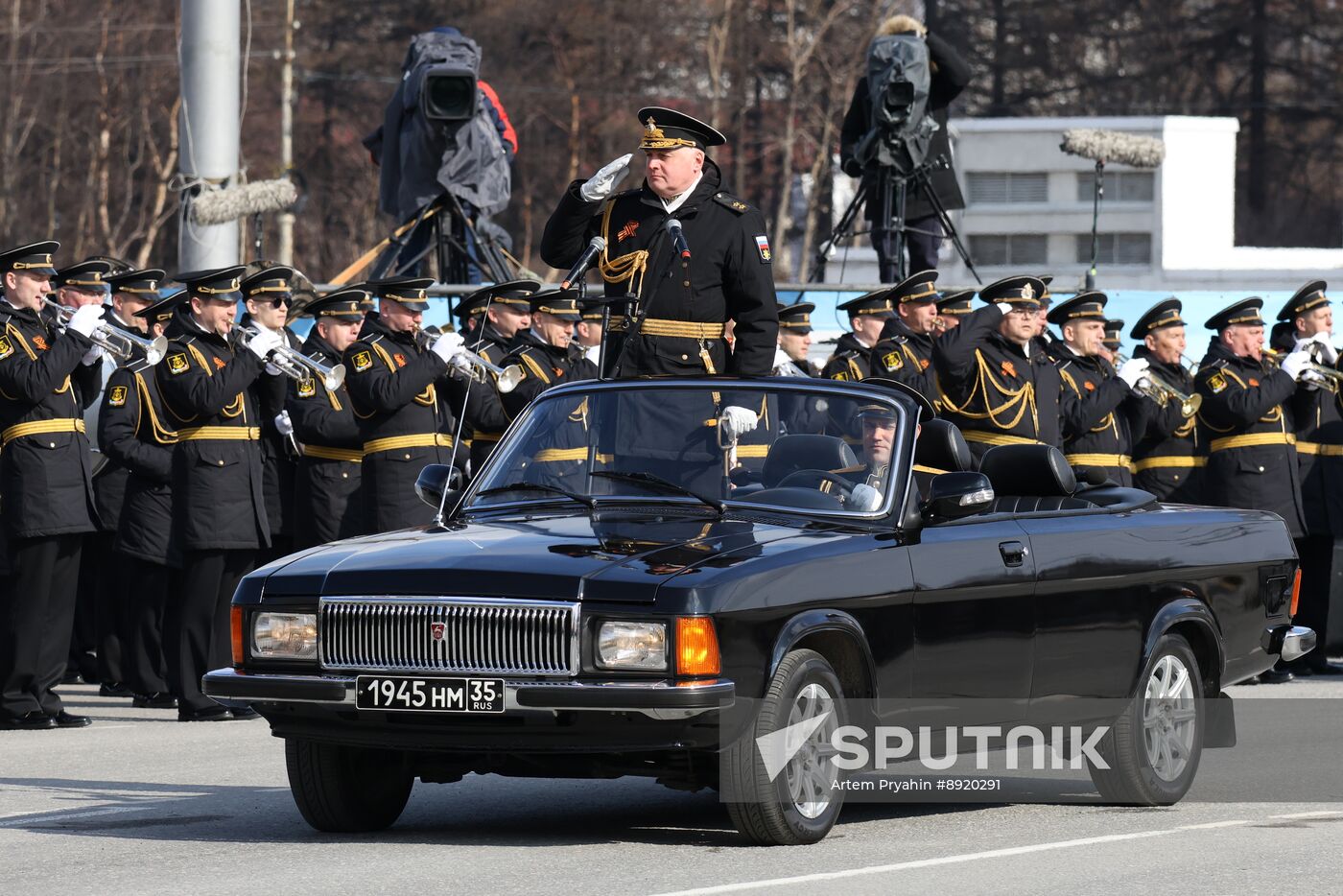 Military parade marking 80th anniversary of Victory in Great Patriotic War in Hero City Murmansk