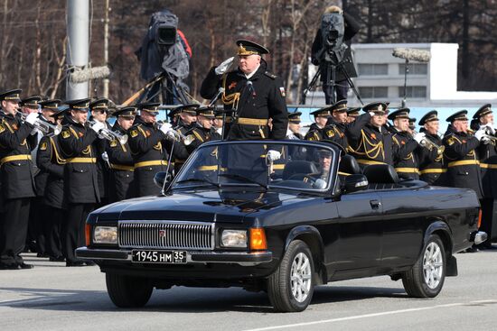 Military parade marking 80th anniversary of Victory in Great Patriotic War in Hero City Murmansk