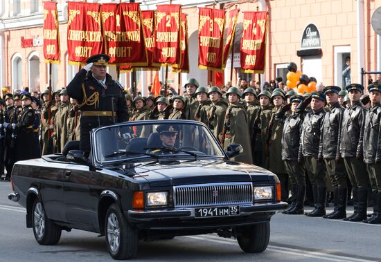 Military parade marking 80th anniversary of Victory in Great Patriotic War in Hero City Murmansk