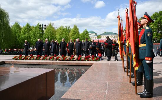 Wreath-laying ceremony at the Tomb of the Unknown Soldier