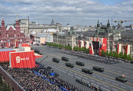 Military parade marking 80th anniversary of Victory in Great Patriotic War in Moscow
