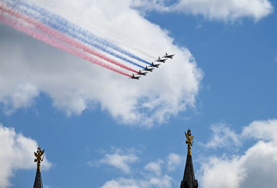Military parade marking 80th anniversary of Victory in Great Patriotic War in Moscow