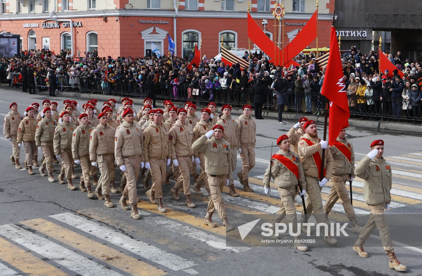 Military parade marking 80th anniversary of Victory in Great Patriotic War in Hero City Murmansk