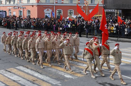 Military parade marking 80th anniversary of Victory in Great Patriotic War in Hero City Murmansk