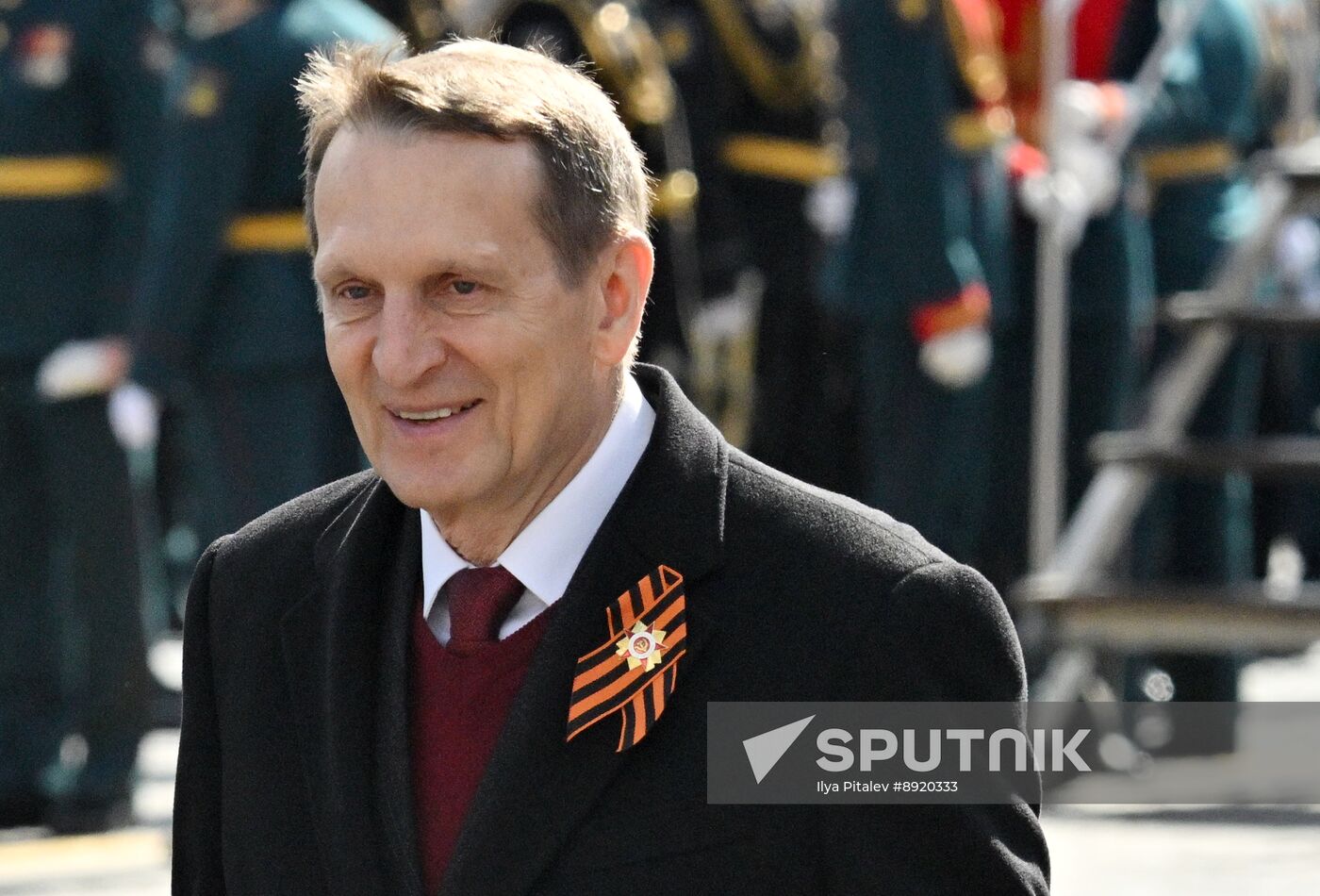Public figures at military parade marking 80th anniversary of Victory