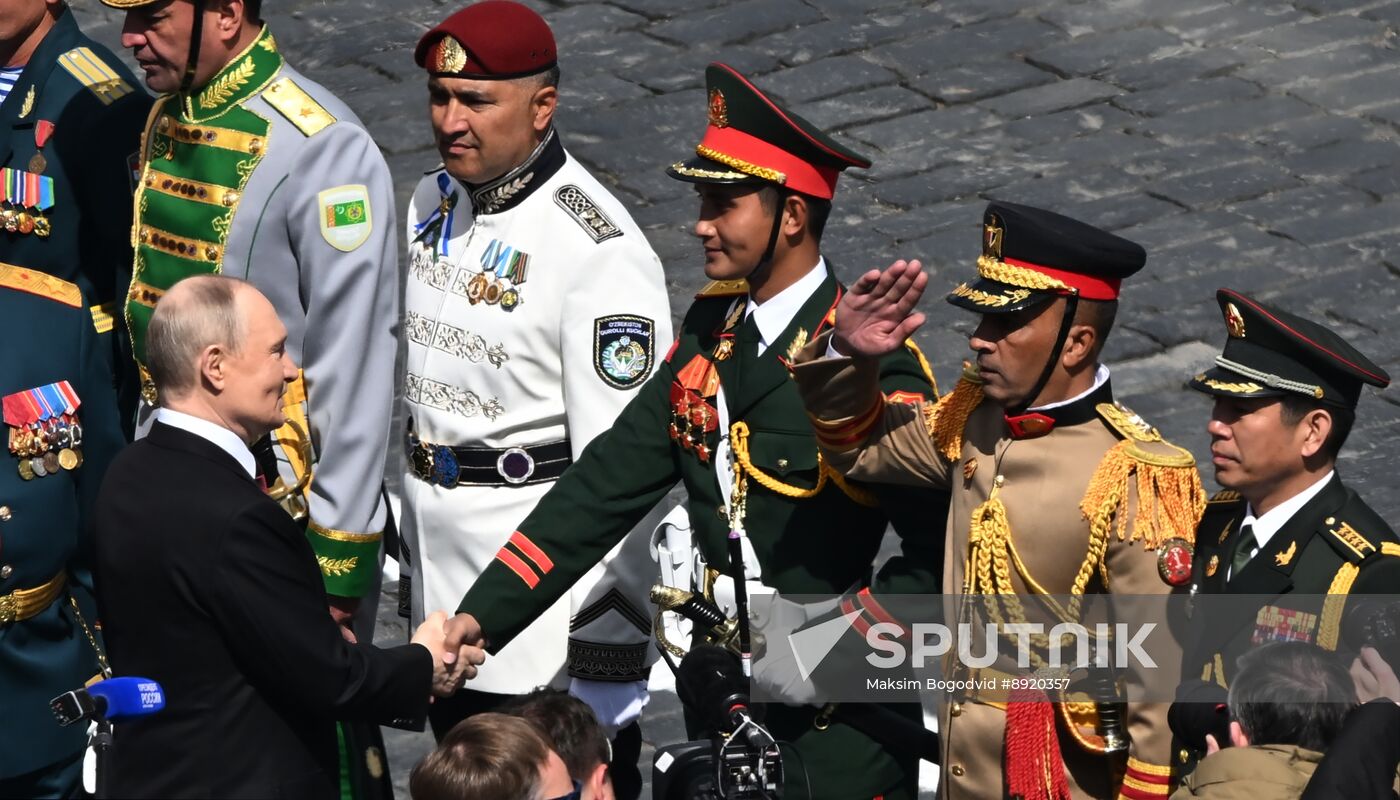 Military parade marking 80th anniversary of Victory in Great Patriotic War in Moscow