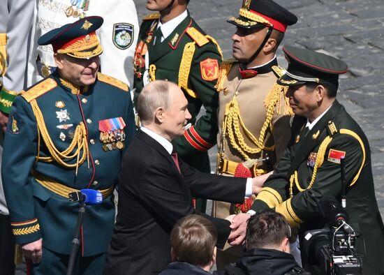 Military parade marking 80th anniversary of Victory in Great Patriotic War in Moscow