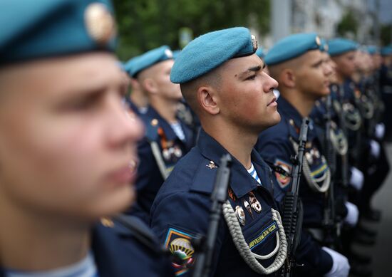 Military parade marking 80th anniversary of Victory in Great Patriotic War in Hero City Novorossiysk