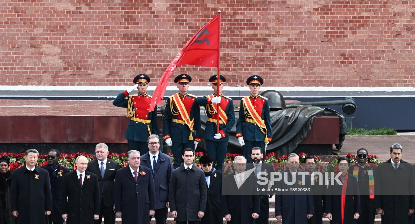 Wreath-laying ceremony at the Tomb of the Unknown Soldier