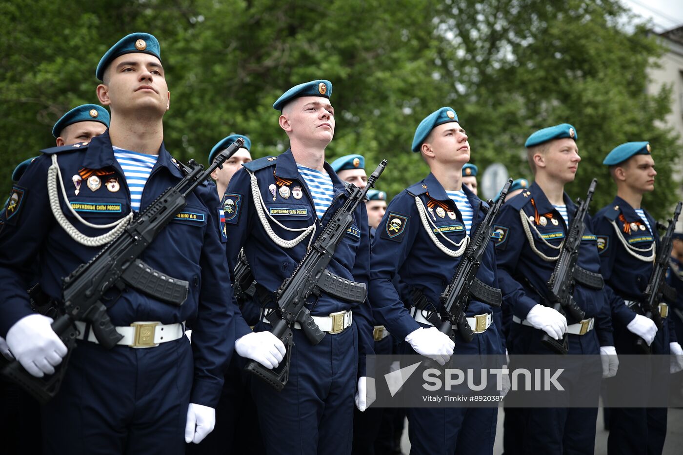 Military parade marking 80th anniversary of Victory in Great Patriotic War in Hero City Novorossiysk