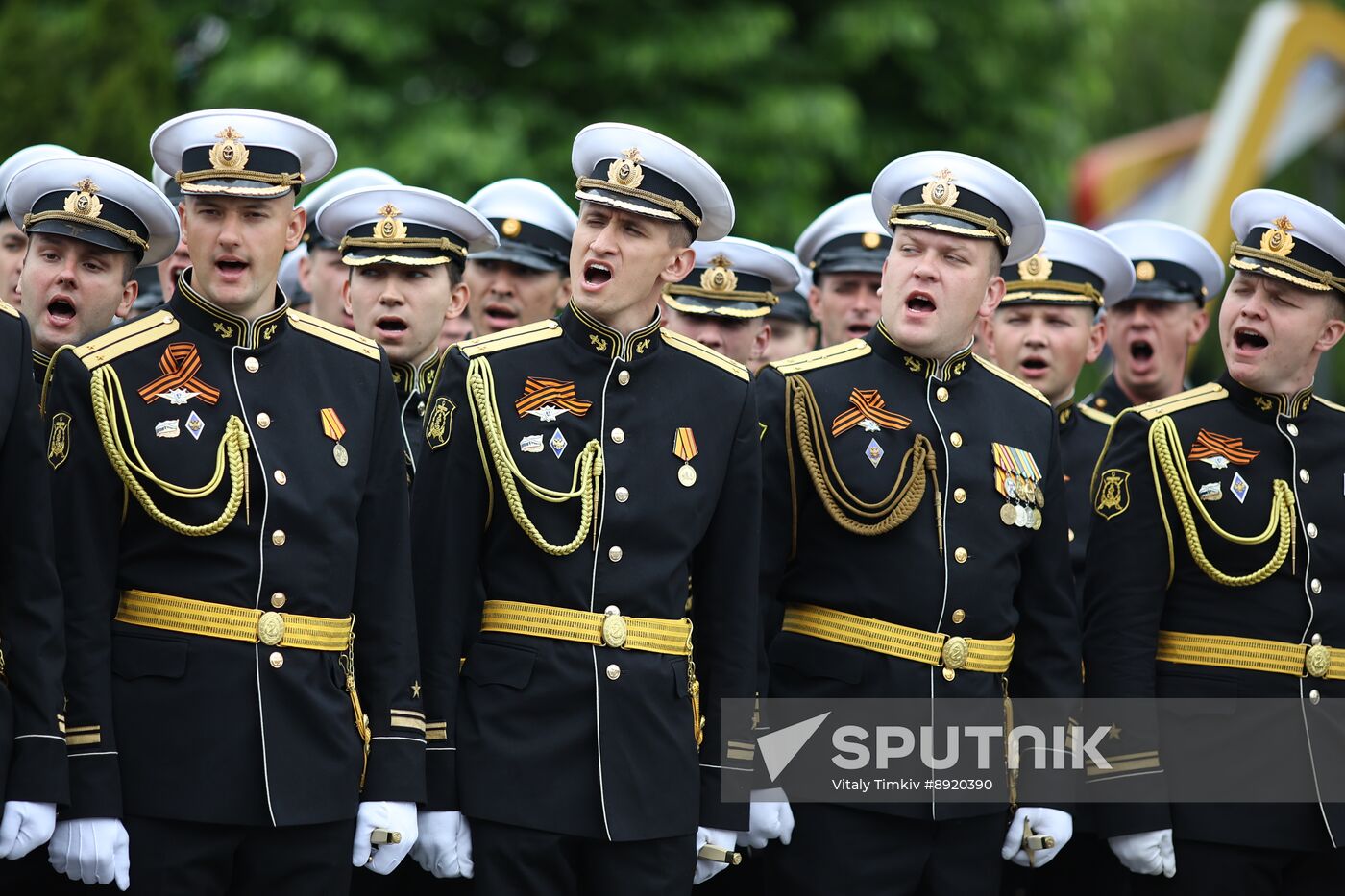 Military parade marking 80th anniversary of Victory in Great Patriotic War in Hero City Novorossiysk