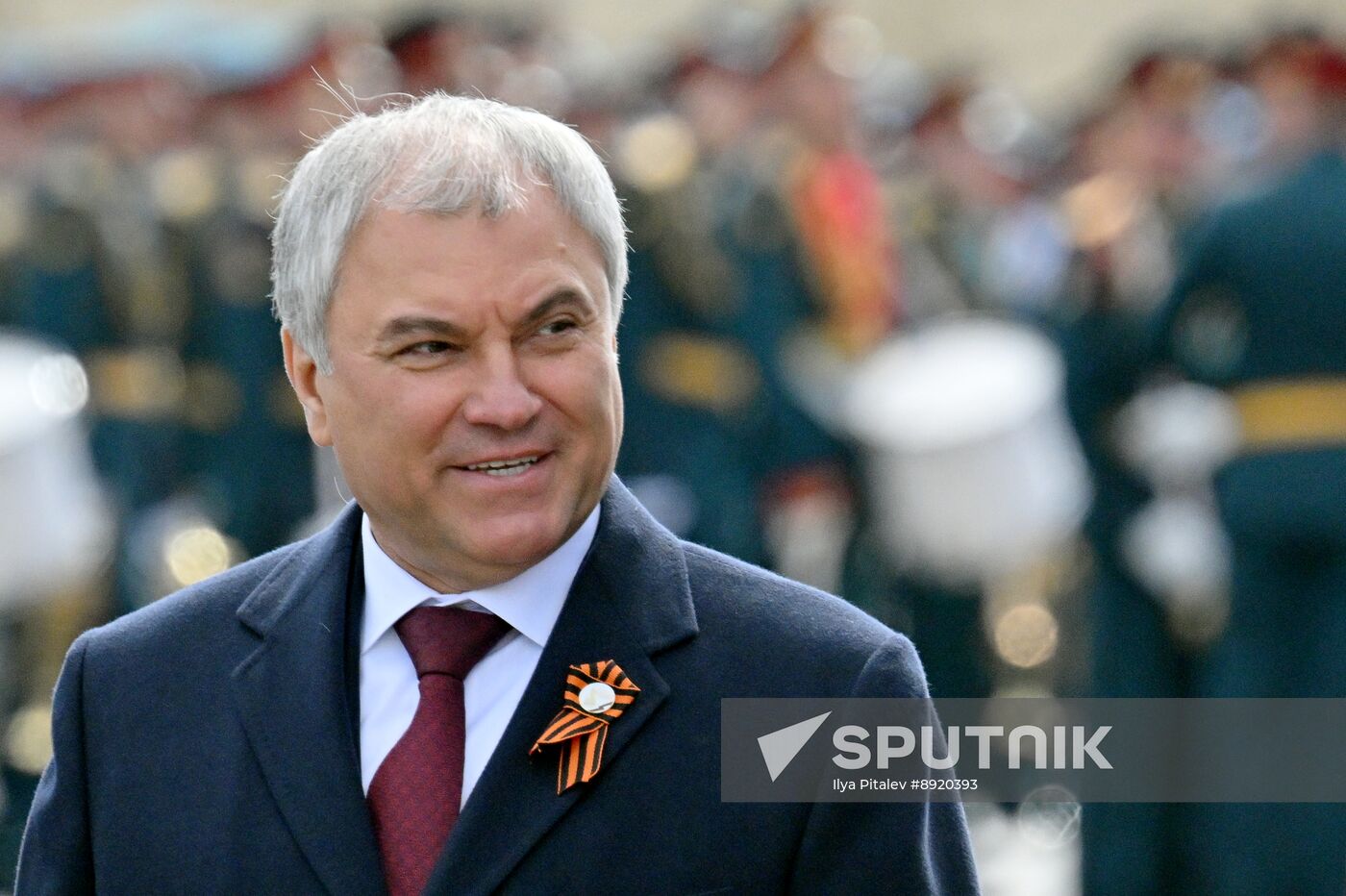 Public figures at military parade marking 80th anniversary of Victory