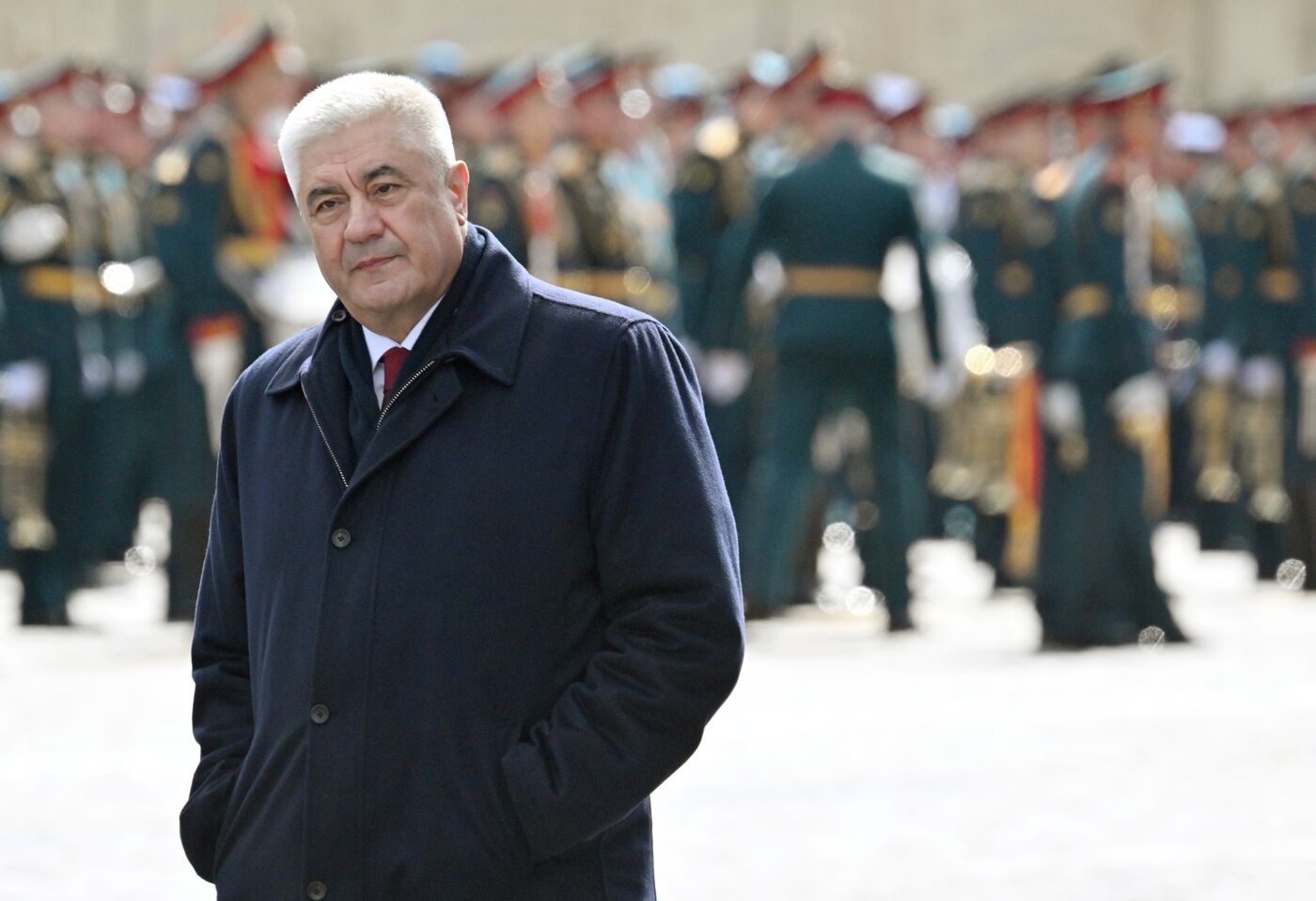 Public figures at military parade marking 80th anniversary of Victory