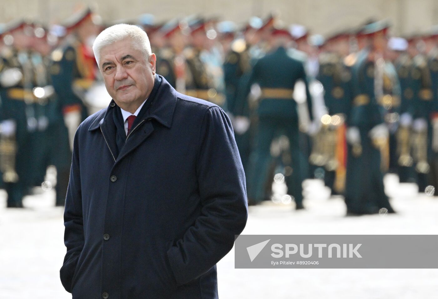 Public figures at military parade marking 80th anniversary of Victory