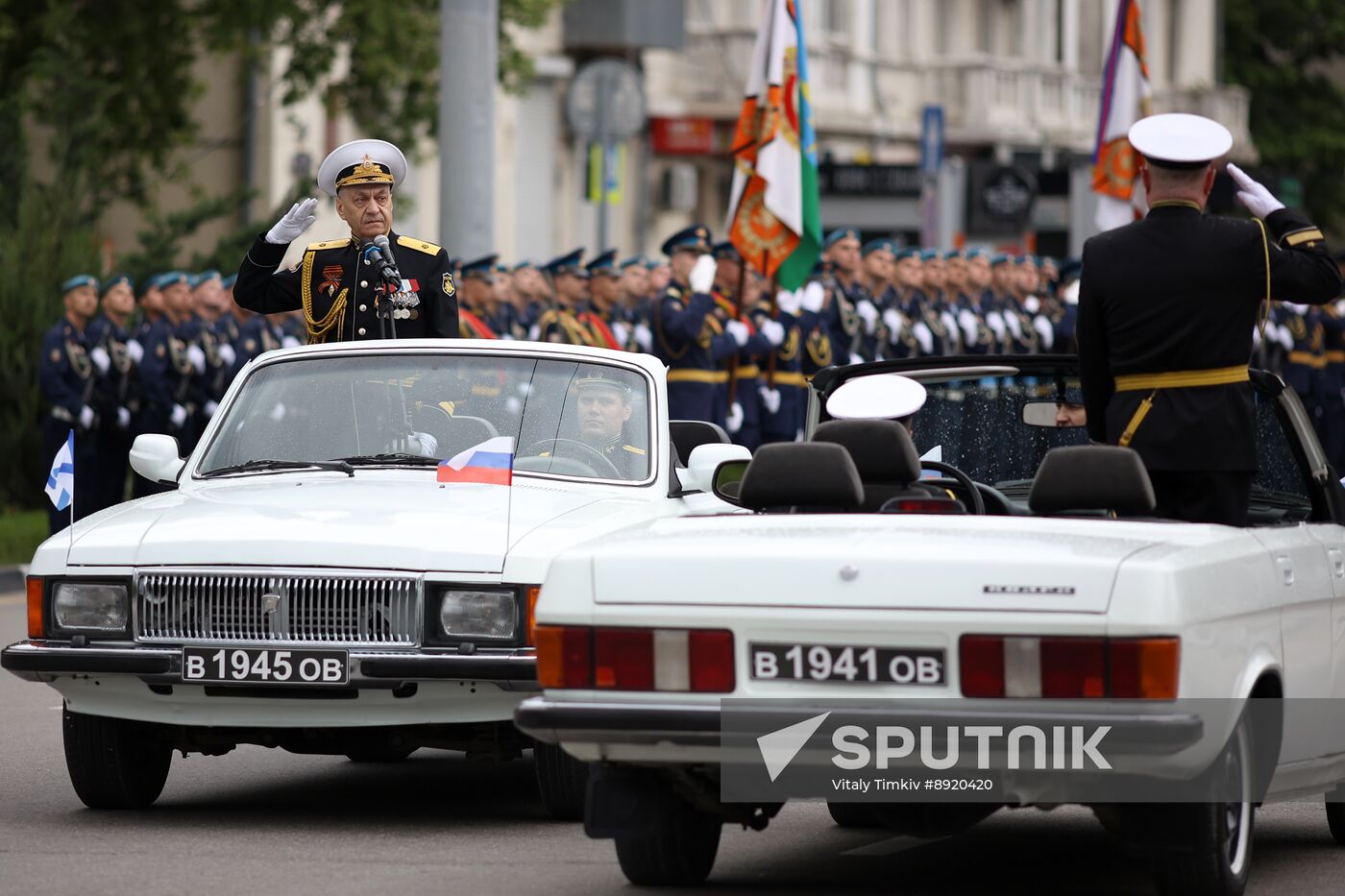 Military parade marking 80th anniversary of Victory in Great Patriotic War in Hero City Novorossiysk