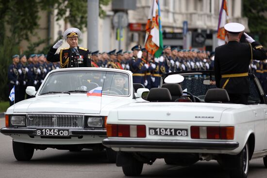 Military parade marking 80th anniversary of Victory in Great Patriotic War in Hero City Novorossiysk