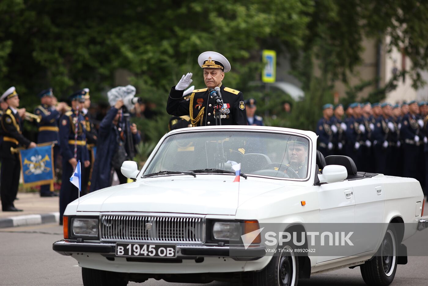 Military parade marking 80th anniversary of Victory in Great Patriotic War in Hero City Novorossiysk