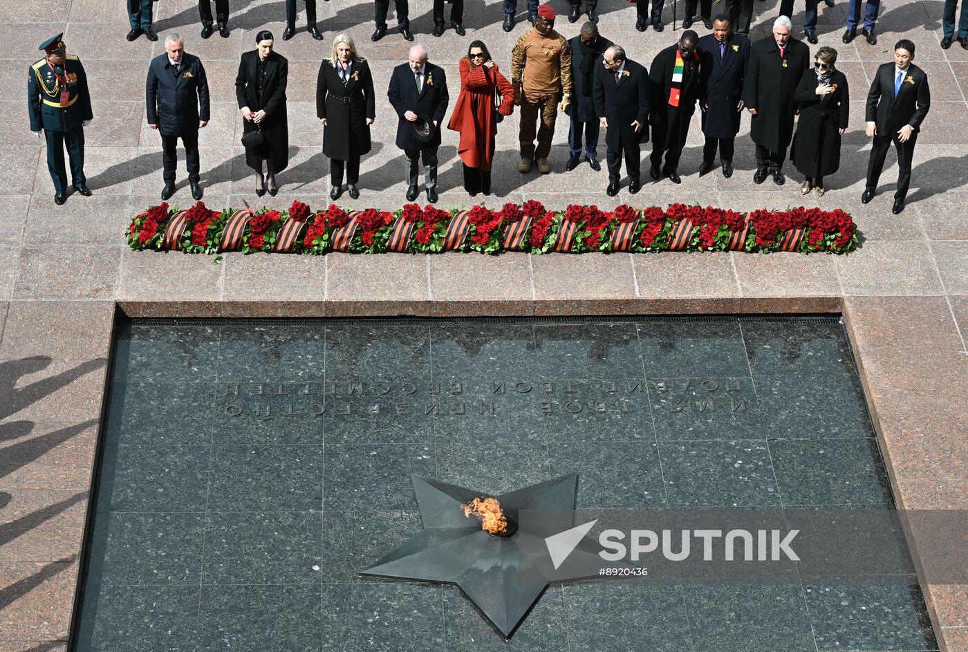 Wreath-laying ceremony at the Tomb of the Unknown Soldier