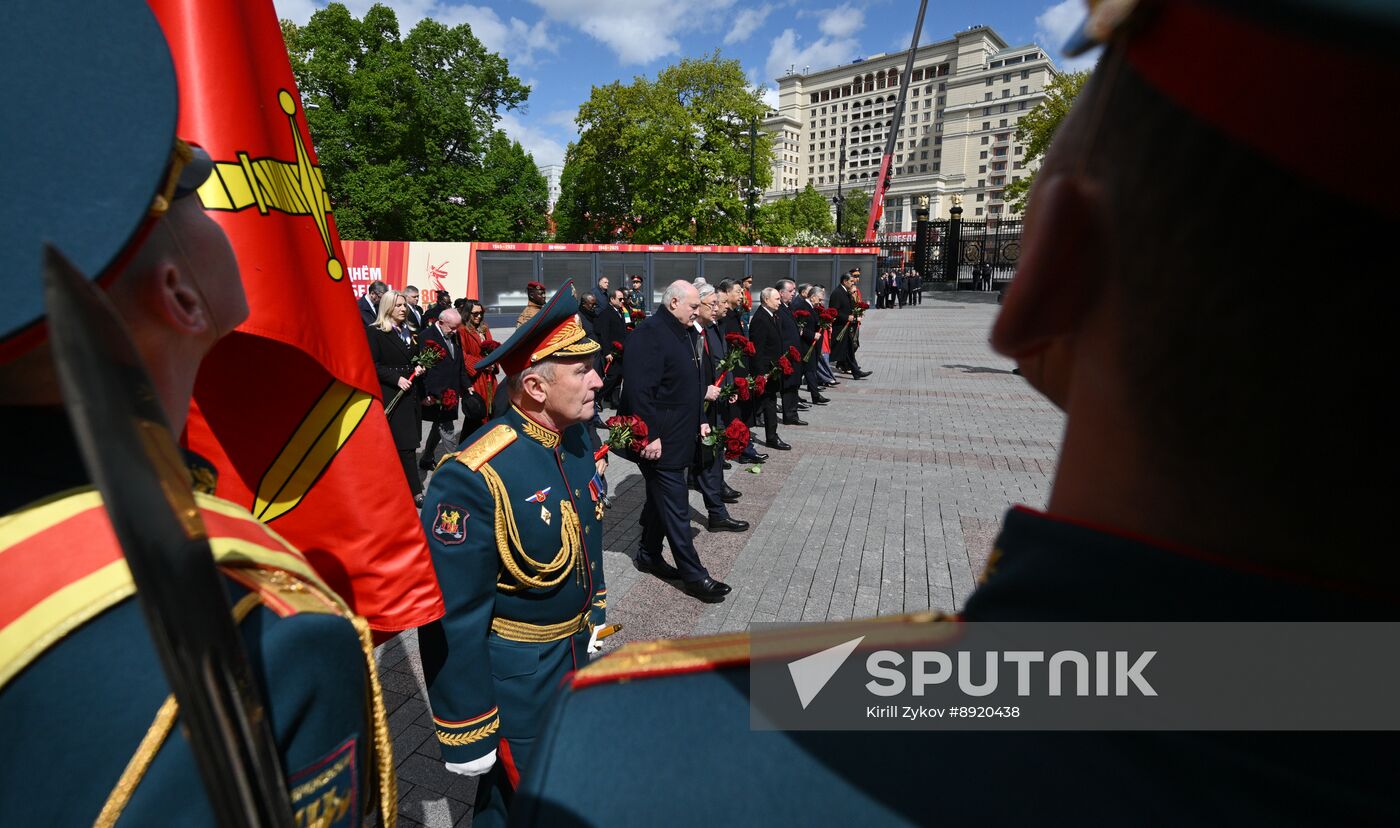 Wreath-laying ceremony at the Tomb of the Unknown Soldier