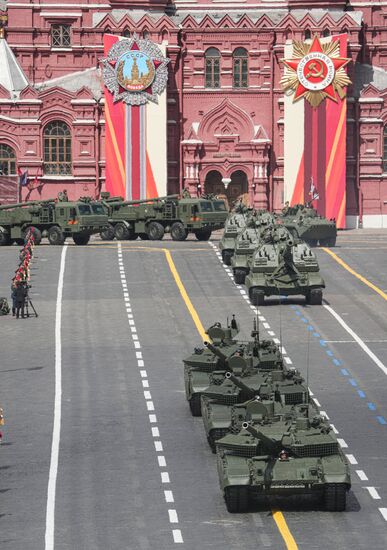 Military parade marking 80th anniversary of Victory in Great Patriotic War in Moscow
