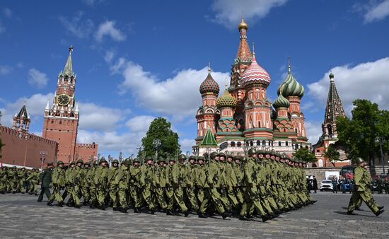 Military parade marking 80th anniversary of Victory in Great Patriotic War in Moscow