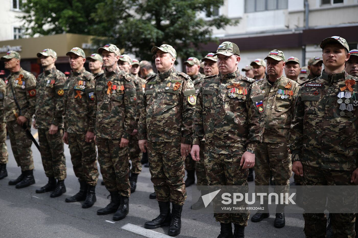 Military parade marking 80th anniversary of Victory in Great Patriotic War in Hero City Novorossiysk