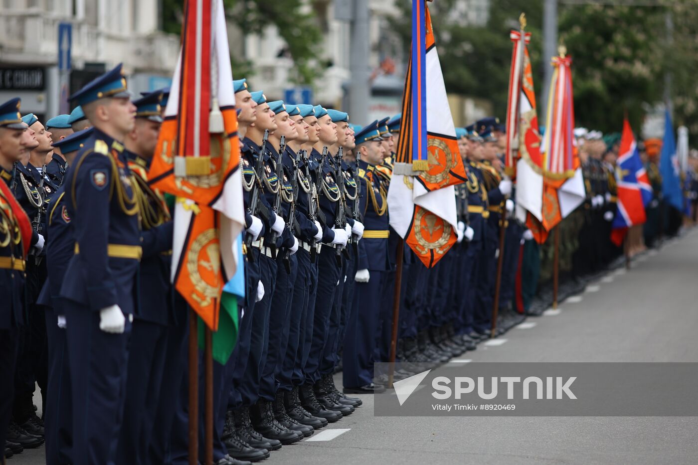 Military parade marking 80th anniversary of Victory in Great Patriotic War in Hero City Novorossiysk