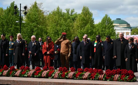 Wreath-laying ceremony at the Tomb of the Unknown Soldier