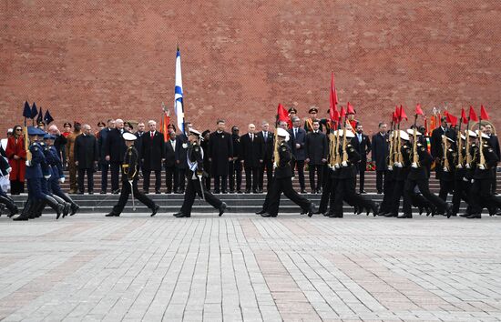 Wreath-laying ceremony at the Tomb of the Unknown Soldier