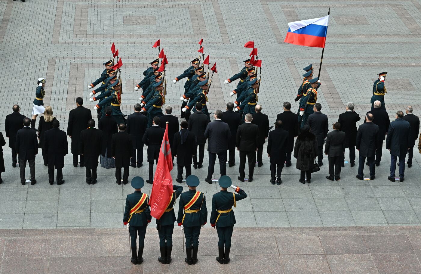 Wreath-laying ceremony at the Tomb of the Unknown Soldier