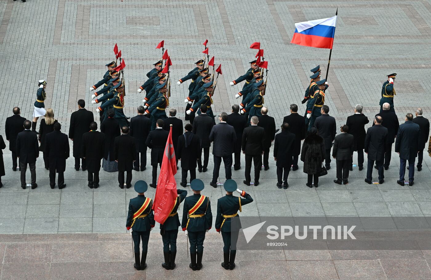 Wreath-laying ceremony at the Tomb of the Unknown Soldier