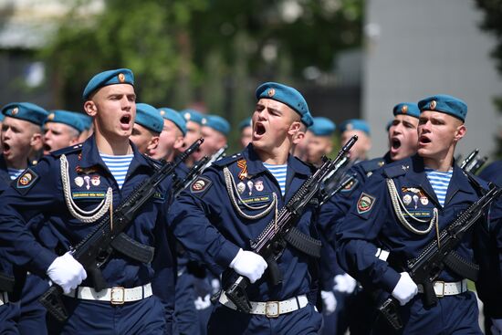 Military parade marking 80th anniversary of Victory in Great Patriotic War in Hero City Novorossiysk